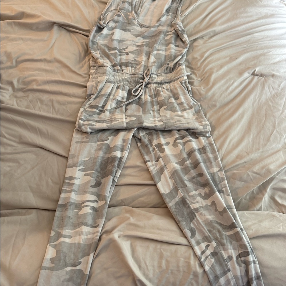 Rachel Zoe Camouflage Jumpsuit Small